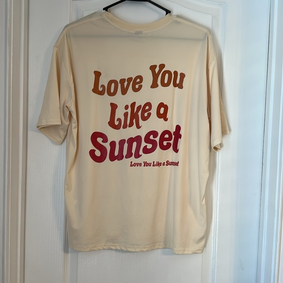 Love You Like A Sunset Women’s T-shirt - Small - Picture 2 of 2